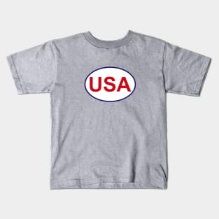 USA Sticker Kids T-Shirt